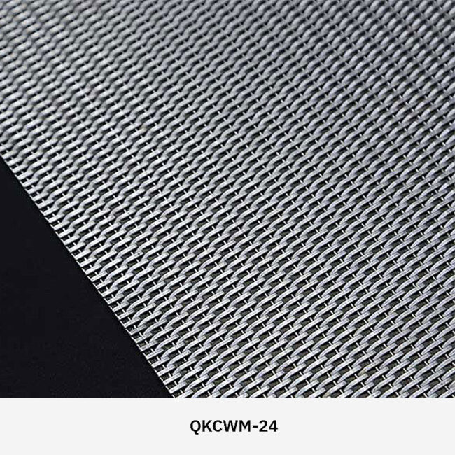 Arquimesh QKCWM decorative metal mesh panel used as a stylish interior partition in modern architectural design