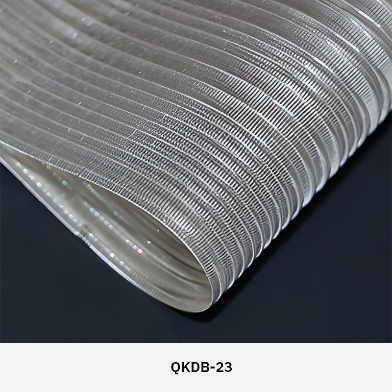 FibraMetis QKDB interior metal drapery used as a decorative wall panel, featuring woven wire fabric in custom colors and patterns