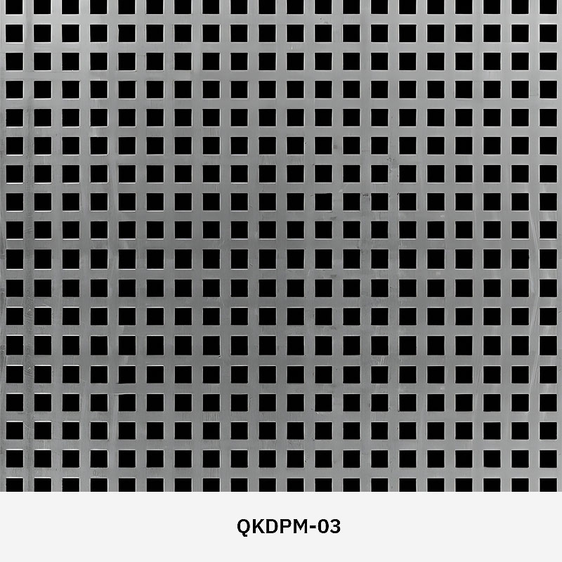 Decorative perforated metal mesh panel with round hole pattern, ideal for interior walls, ceilings, and floors, crafted from stainless steel.