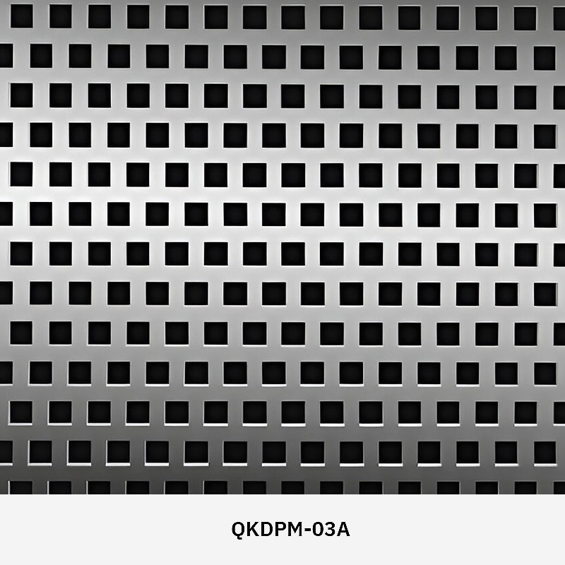 Decorative perforated metal mesh panel with round hole pattern, ideal for interior walls, ceilings, and floors, crafted from stainless steel.