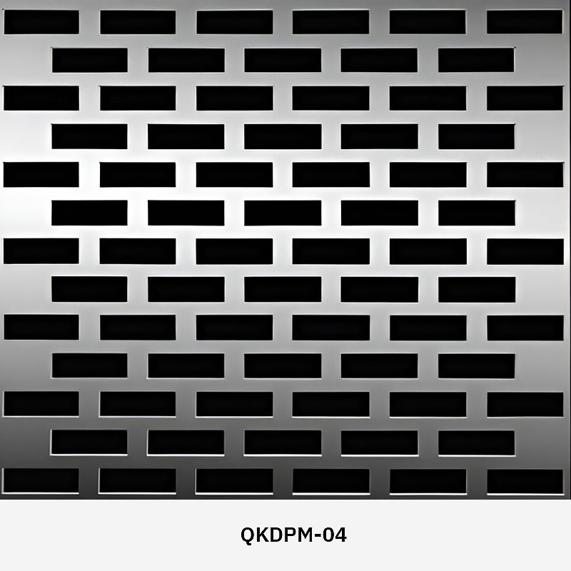 Decorative perforated metal mesh panel with round hole pattern, ideal for interior walls, ceilings, and floors, crafted from stainless steel.