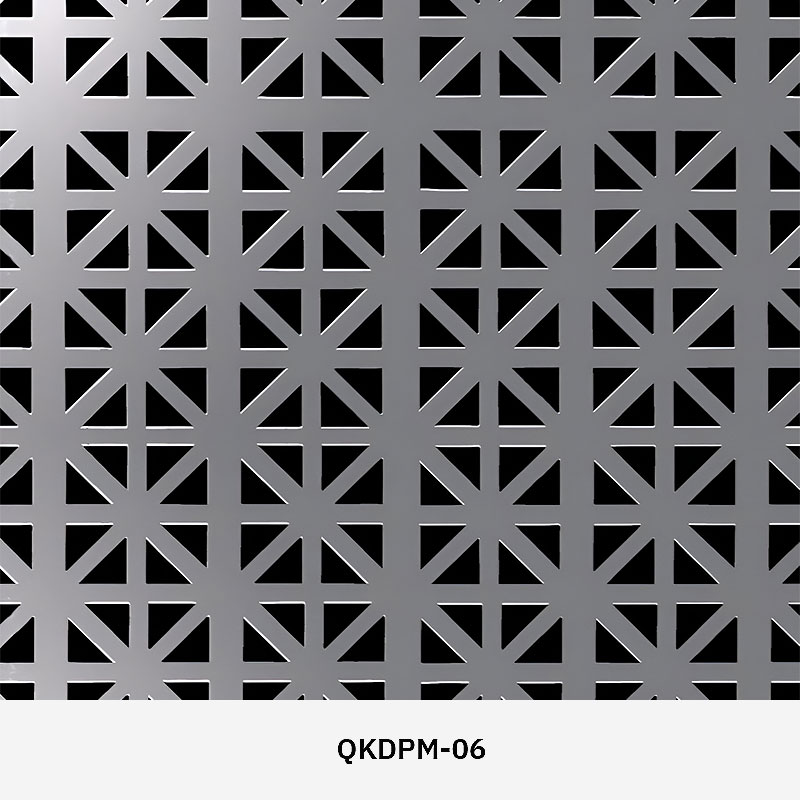 Decorative perforated metal mesh panel with round hole pattern, ideal for interior walls, ceilings, and floors, crafted from stainless steel.