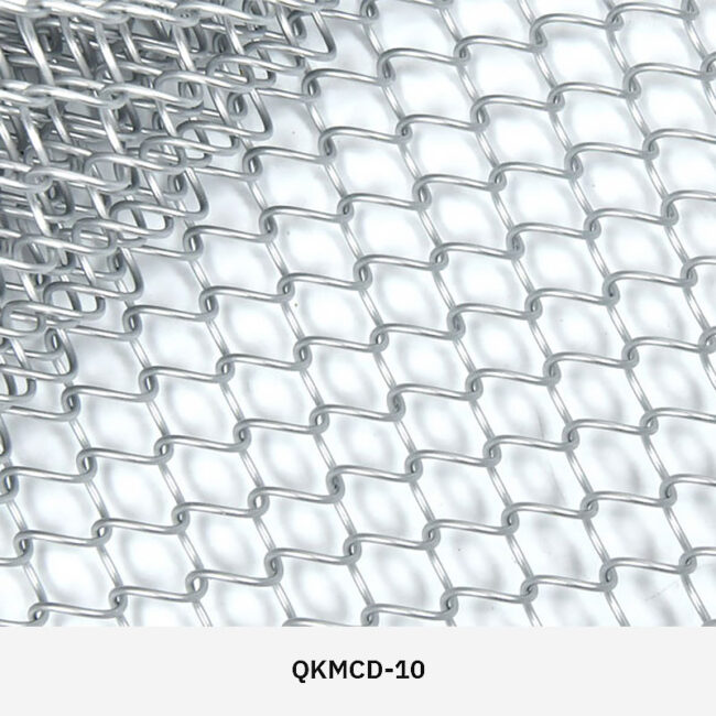 Stylish metal mesh curtain for modern interior