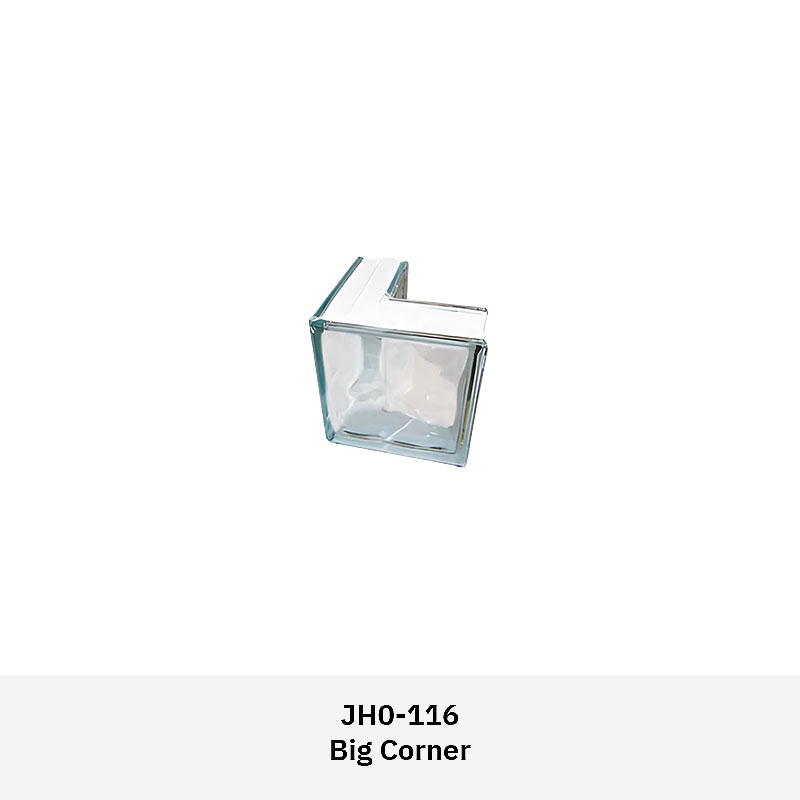 Clarus JH0AS Artistic Glass Blocks including Square Hole, Round Hole, Cloudy, Big Corner, and Tangerine Skin designs for interiors