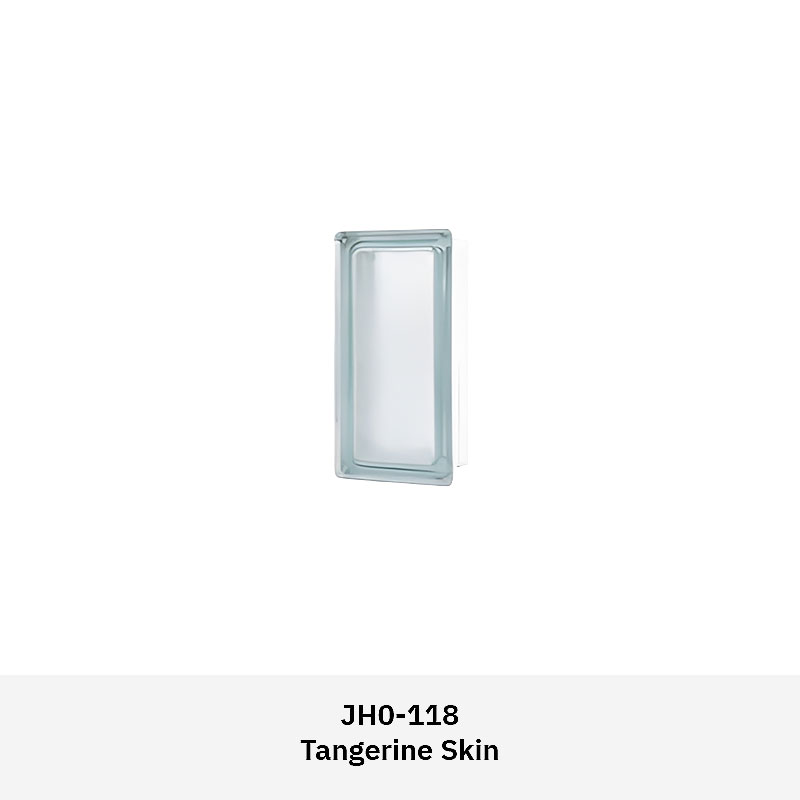 Clarus JH0AS Artistic Glass Blocks including Square Hole, Round Hole, Cloudy, Big Corner, and Tangerine Skin designs for interiors
