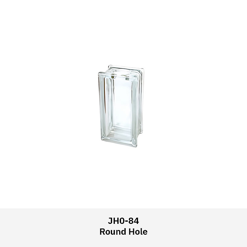 Clarus JH0AS Artistic Glass Blocks including Square Hole, Round Hole, Cloudy, Big Corner, and Tangerine Skin designs for interiors