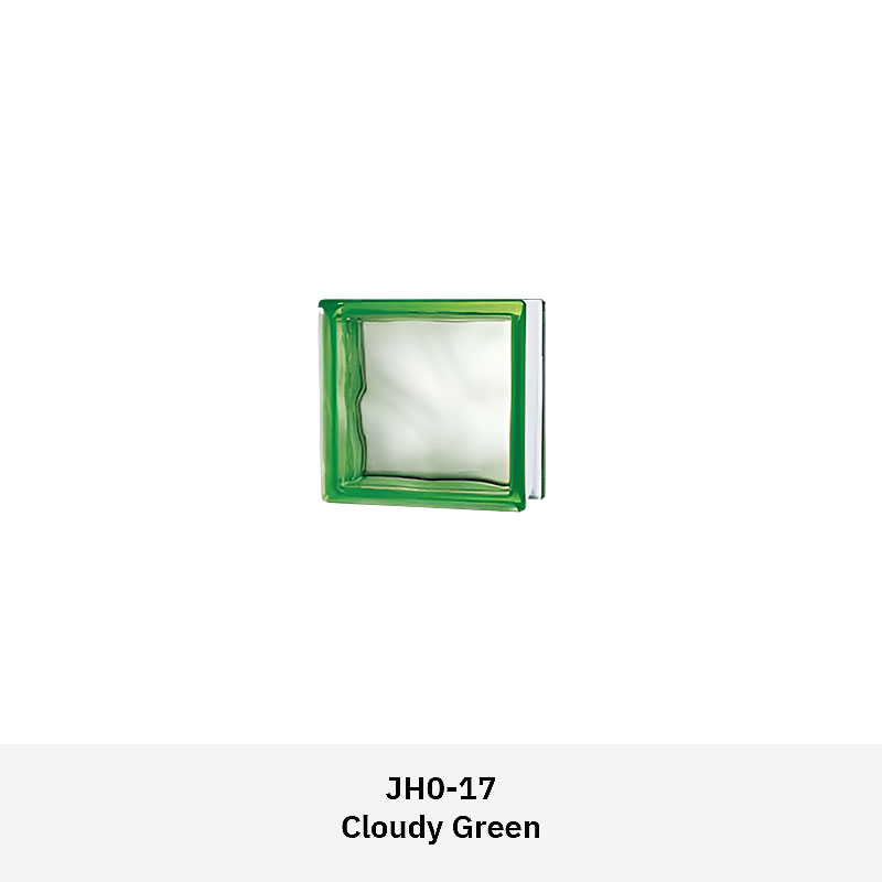 Clarus JH0CM colored glass block with translucent textured surface for light diffusion and privacy