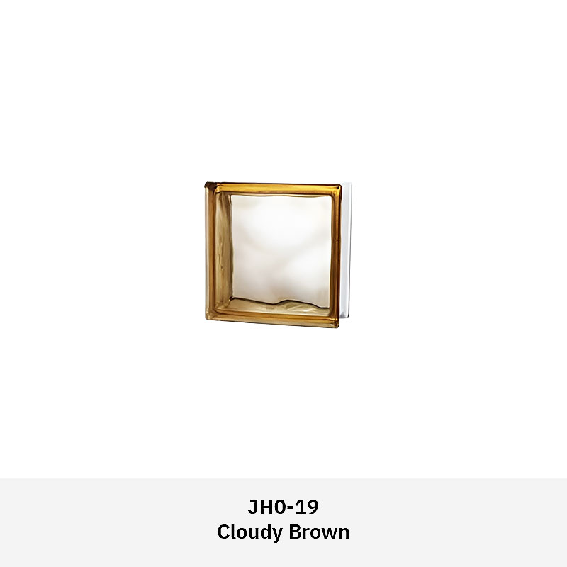 Clarus JH0CM colored glass block with translucent textured surface for light diffusion and privacy