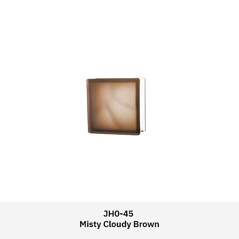 Clarus JH0CM colored glass block with translucent textured surface for light diffusion and privacy