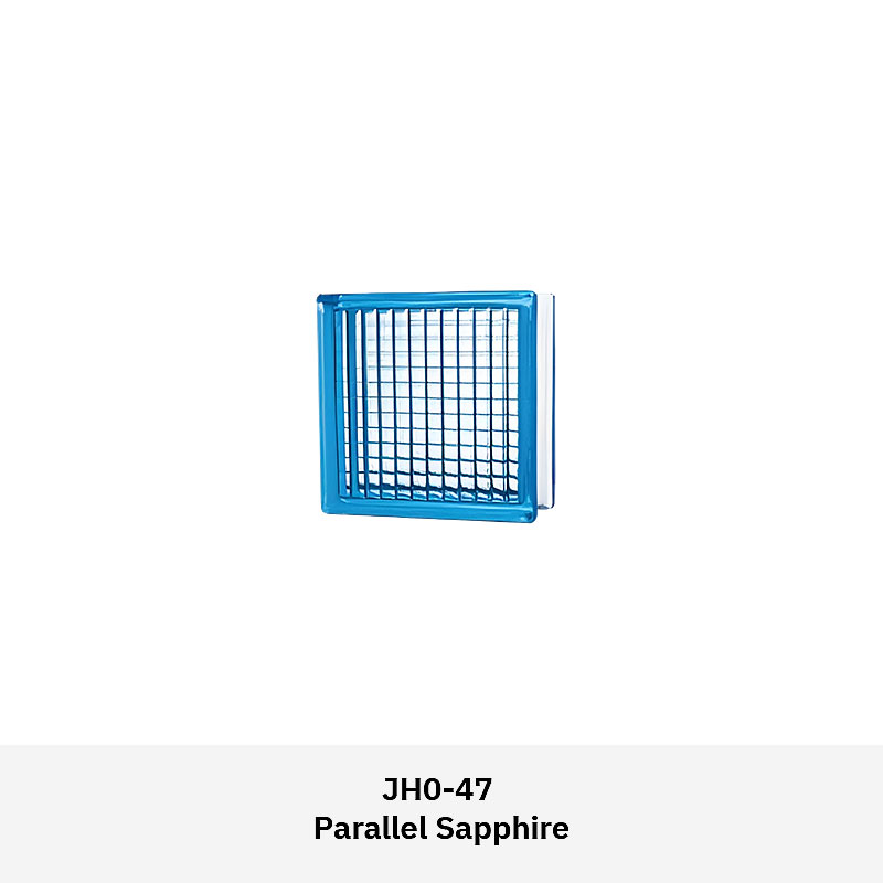 Clarus JH0CM colored glass block with translucent textured surface for light diffusion and privacy