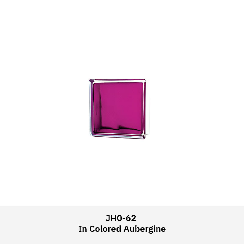 Clarus JH0CM colored glass block with translucent textured surface for light diffusion and privacy