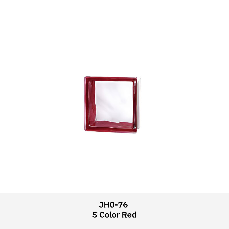 Clarus JH0CM colored glass block with translucent textured surface for light diffusion and privacy