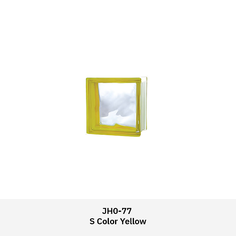 Clarus JH0CM colored glass block with translucent textured surface for light diffusion and privacy