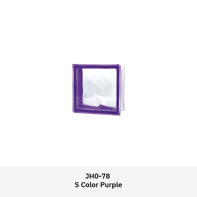 Clarus JH0CM colored glass block with translucent textured surface for light diffusion and privacy