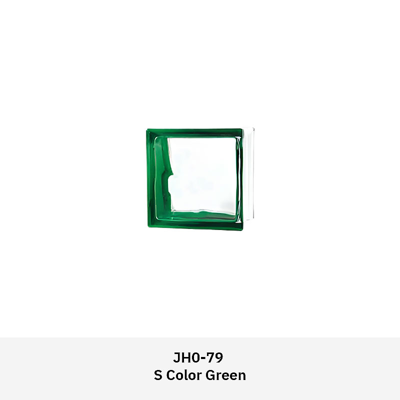 Clarus JH0CM colored glass block with translucent textured surface for light diffusion and privacy