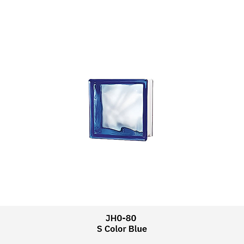 Clarus JH0CM colored glass block with translucent textured surface for light diffusion and privacy