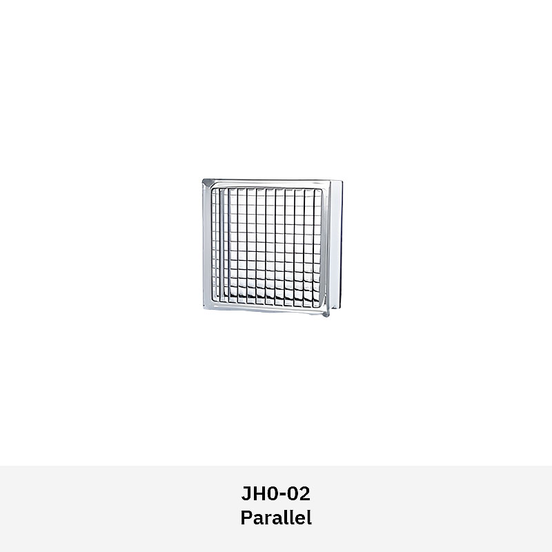 Clarus JH0CS clear glass block series with multiple textured patterns for decorative walls, partitions, and architectural features in residential or commercial spaces.
