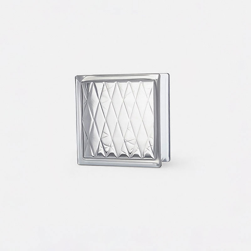 Clarus JH0CS clear glass block series with multiple textured patterns for decorative walls, partitions, and architectural features in residential or commercial spaces.