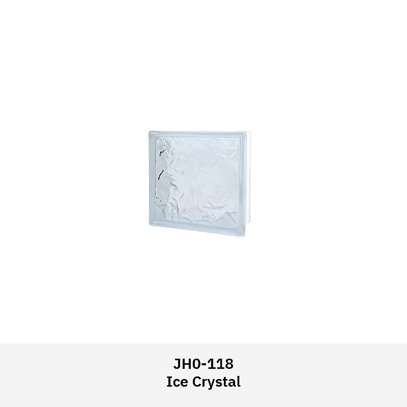Clarus JH0GB textured glass block with patterned surface for light diffusion and privacy