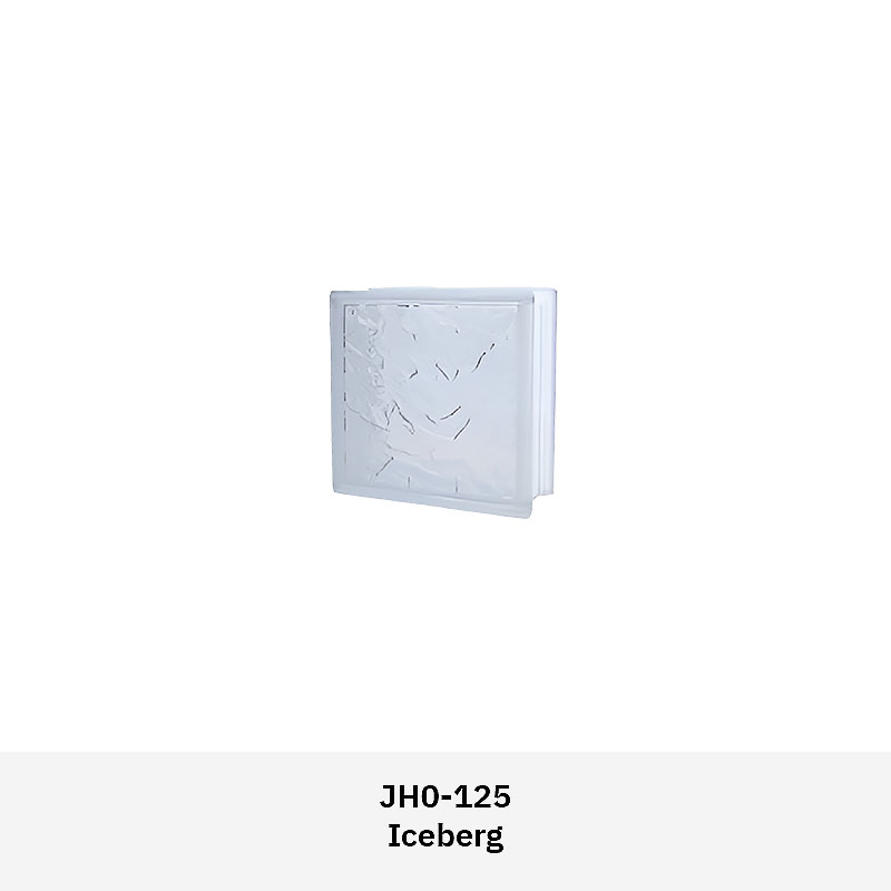 Clarus JH0GB textured glass block with patterned surface for light diffusion and privacy