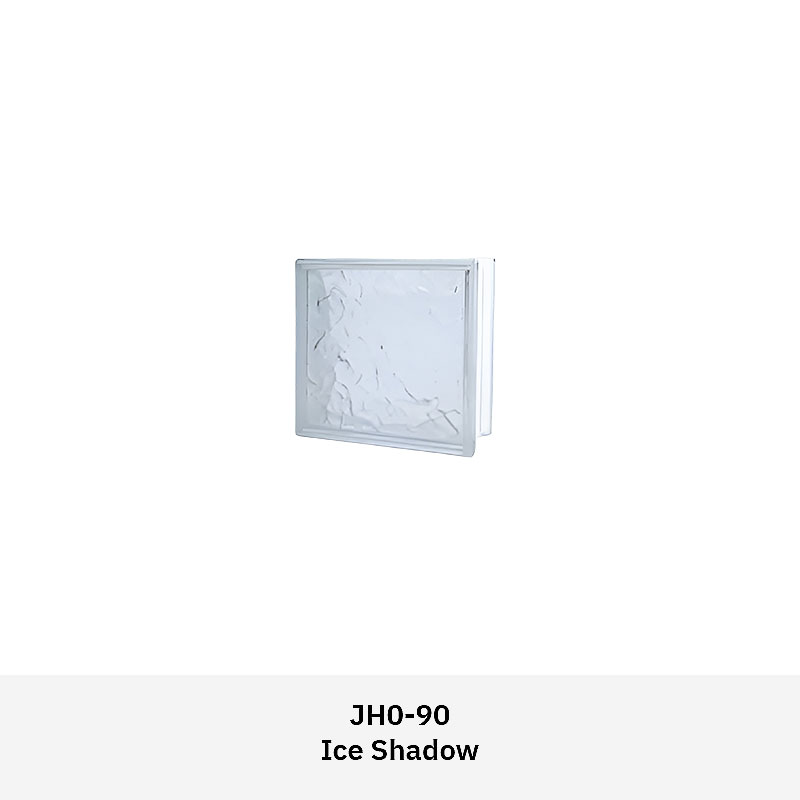 Clarus JH0GB textured glass block with patterned surface for light diffusion and privacy
