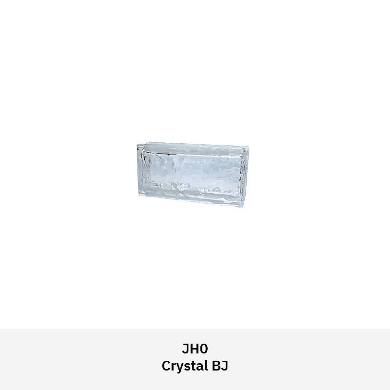 Clarus JH0GB textured glass block with patterned surface for light diffusion and privacy