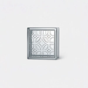 Clarus JH0GB textured glass block with patterned surface for light diffusion and privacy