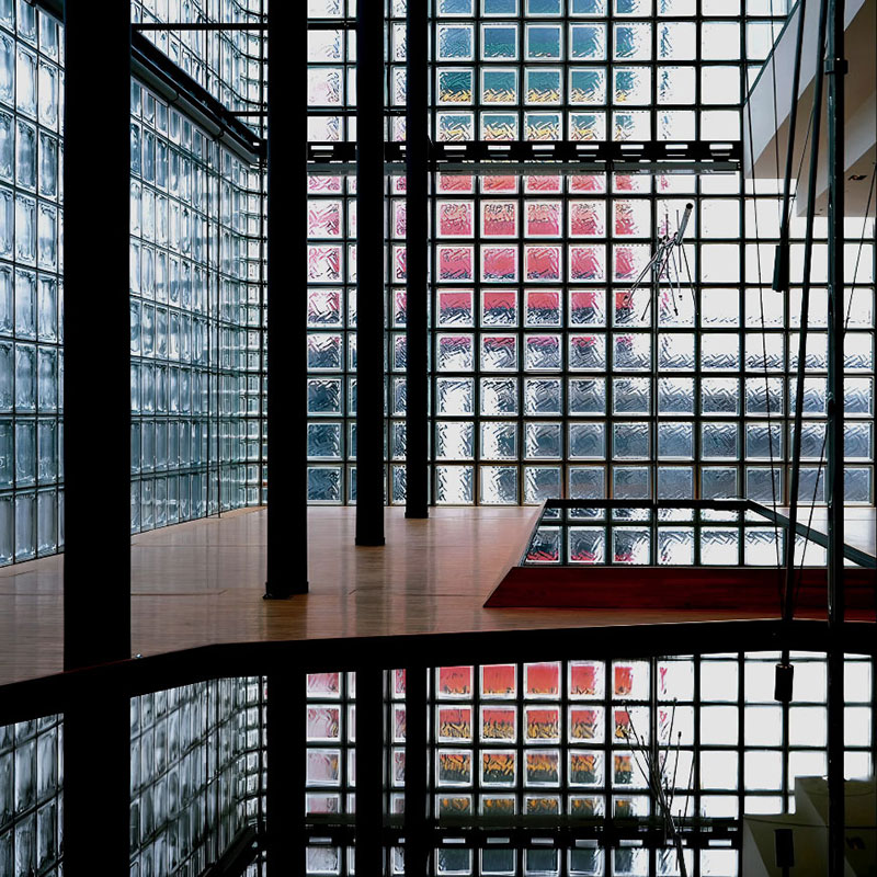 Clarus JH0SS Special Glass Blocks with Shoulder, End, and Corner shapes for decorative and functional interiors