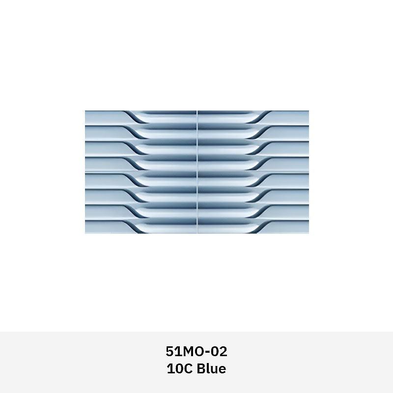 Modern 3D wall tile made from ultra-high performance concrete with sculptural grooves, ideal for feature walls in residential and commercial interiors.