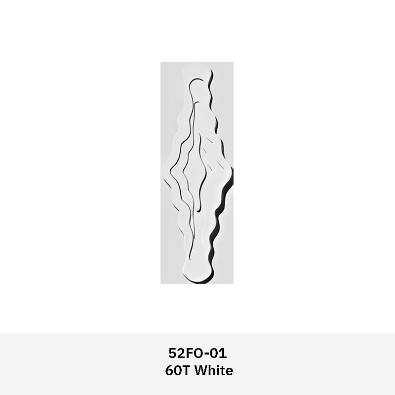 Decorative 3D wall tile with flowing texture, ideal for residential and commercial walls