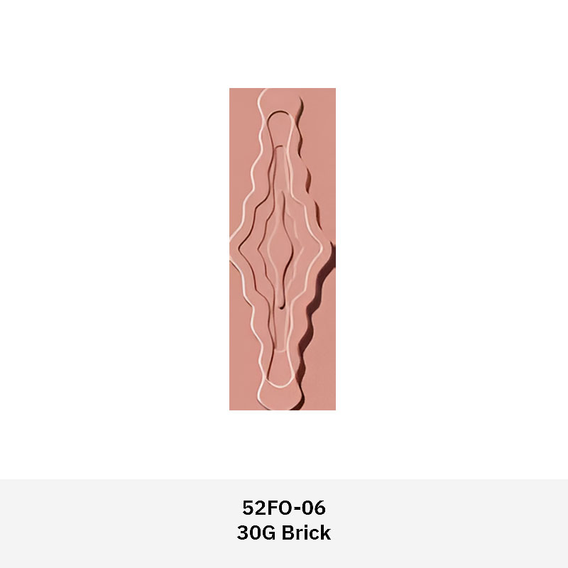 Decorative 3D wall tile with flowing texture, ideal for residential and commercial walls