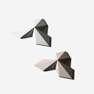 3D textured wall tile with star-shaped design in subtle colors, ideal for modern residential and commercial interior feature walls.