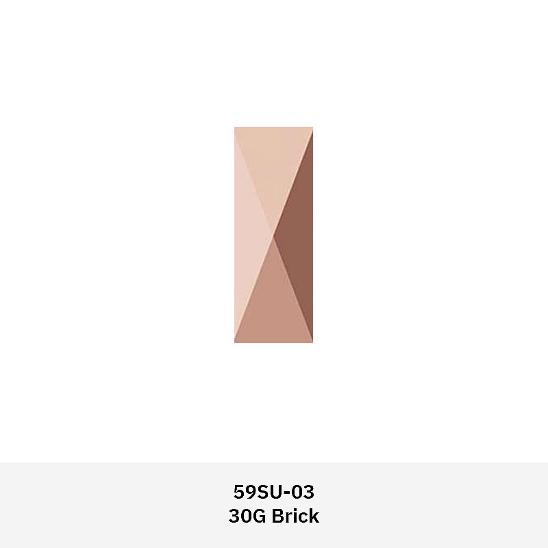 Geometric 3D wall tile with triangular pattern in matte and metallic finish, ideal for residential and commercial interior feature walls.