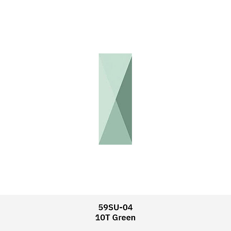 Geometric 3D wall tile with triangular pattern in matte and metallic finish, ideal for residential and commercial interior feature walls.
