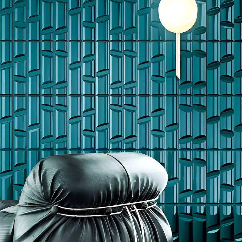 Modern accent tile with textured surface for feature walls in residential and commercial interiors. Formavox 60ME – sleek, durable, and stylish.