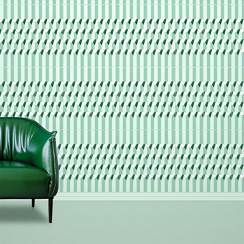 Formavox 62TR Textured 3D Wall Tile – large-format ultra-high performance concrete tile with a modern textured surface, suitable for interior feature walls in residential and commercial spaces.