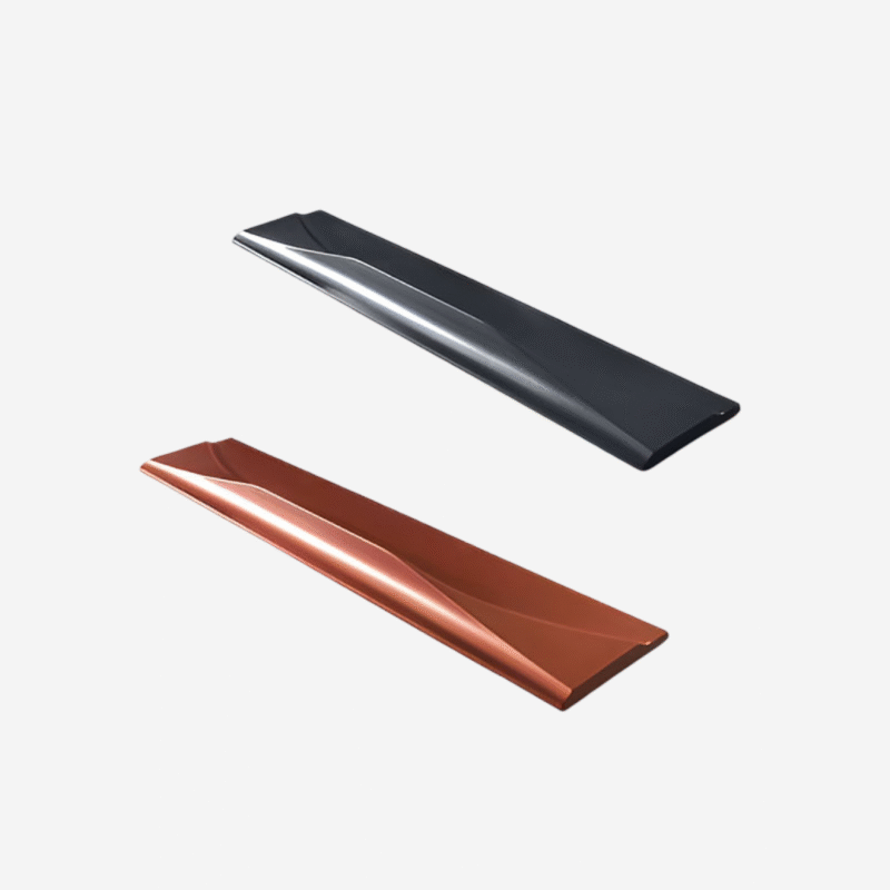 Formavox 63YA Architectural 3D Wall Tile with linear sculptural texture, ideal for modern feature walls in residential and commercial interiors.