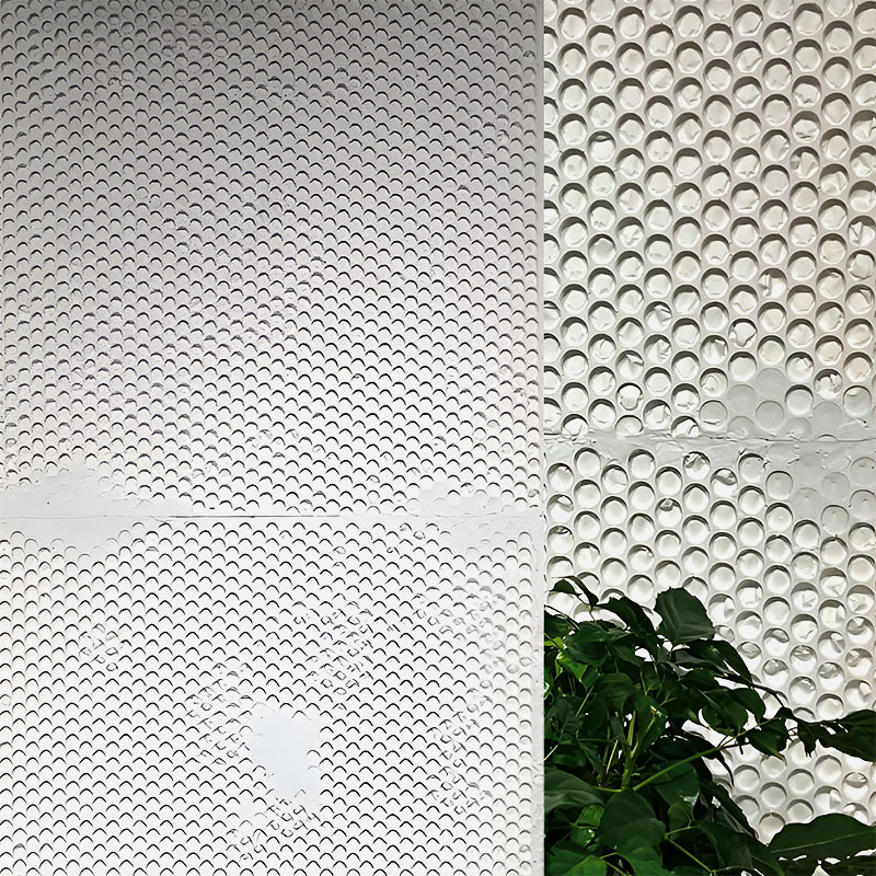 Formavox 66PO textured UHPC wall tile in matte and metallic finish for interior feature walls