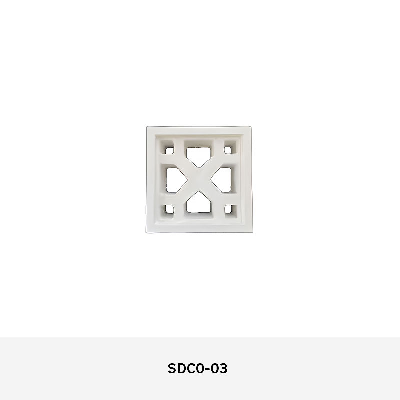 Structura SDC02 Patterned Breeze Block – modern geometric design, durable concrete, indoor & outdoor applications