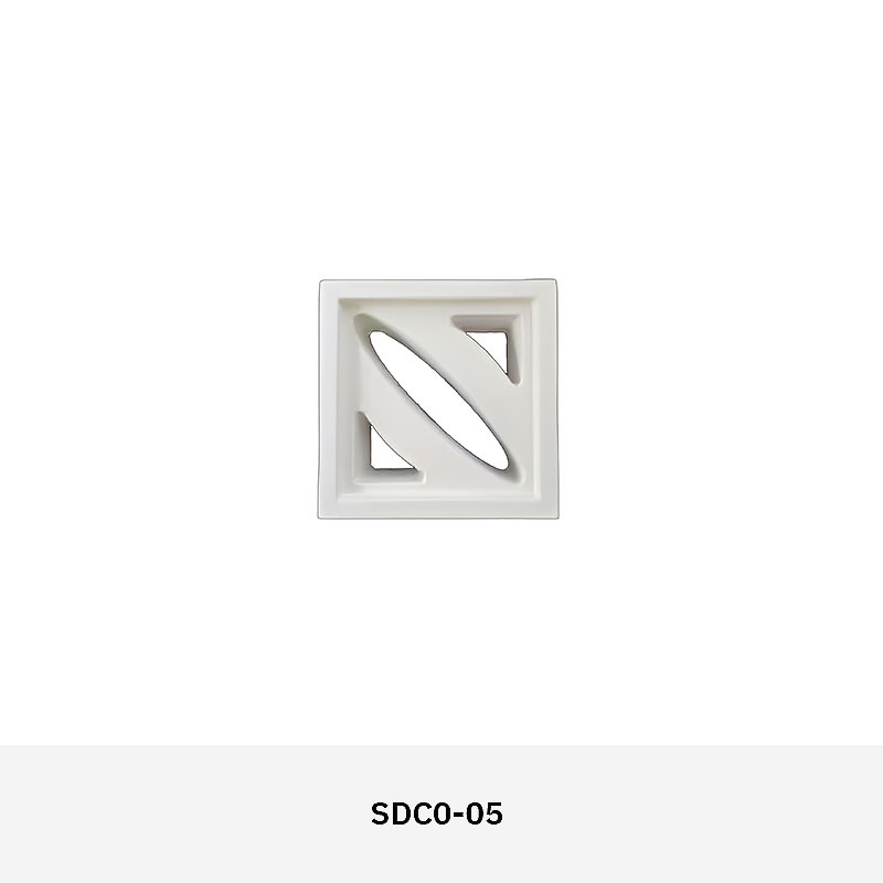 Structura SDC02 Patterned Breeze Block – modern geometric design, durable concrete, indoor & outdoor applications
