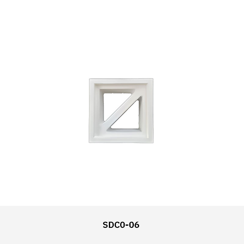 Structura SDC02 Patterned Breeze Block – modern geometric design, durable concrete, indoor & outdoor applications
