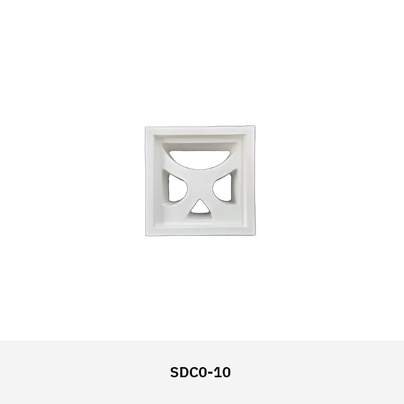 Structura SDC02 Patterned Breeze Block – modern geometric design, durable concrete, indoor & outdoor applications