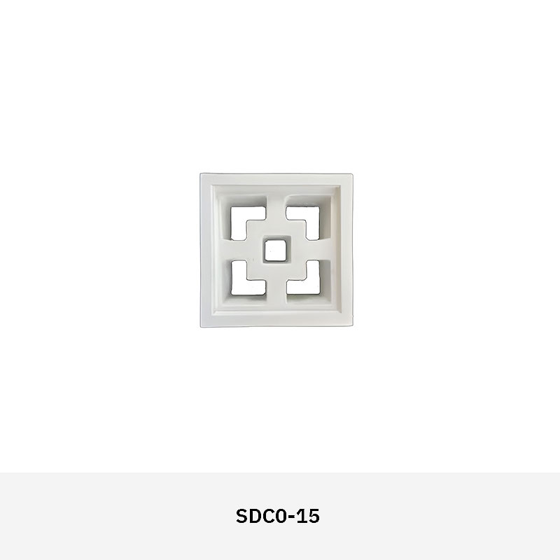 Structura SDC02 Patterned Breeze Block – modern geometric design, durable concrete, indoor & outdoor applications