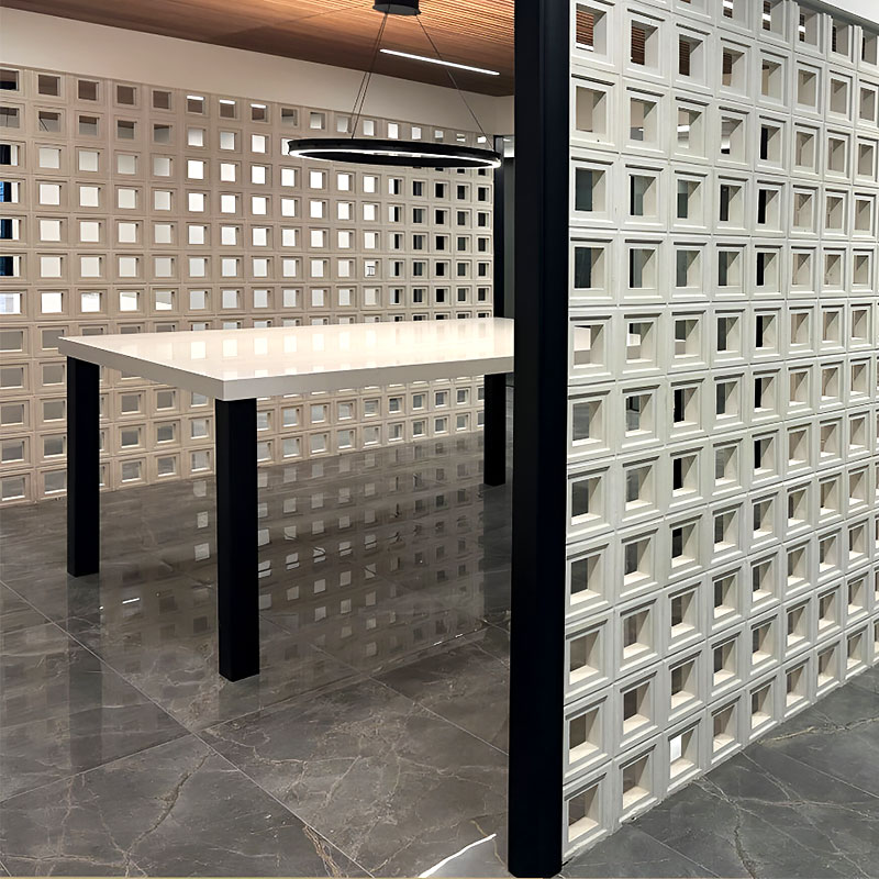 Structura SDK01 Mid Century Cement Block – geometric design, durable cement, indoor & outdoor applications