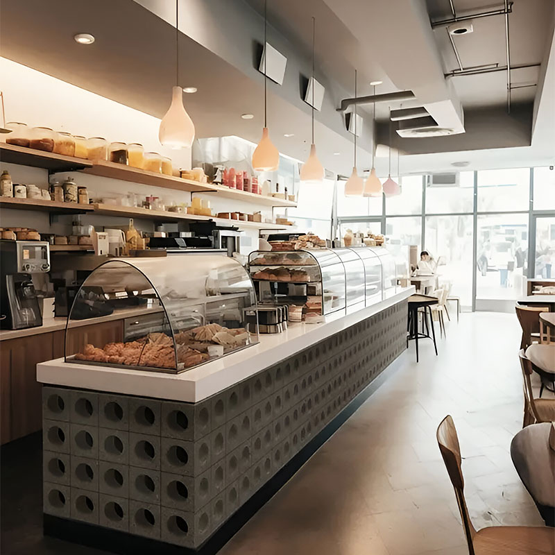 Structura SDK02 Concrete Breeze Block – mid-century geometric design, durable concrete, indoor & outdoor applications