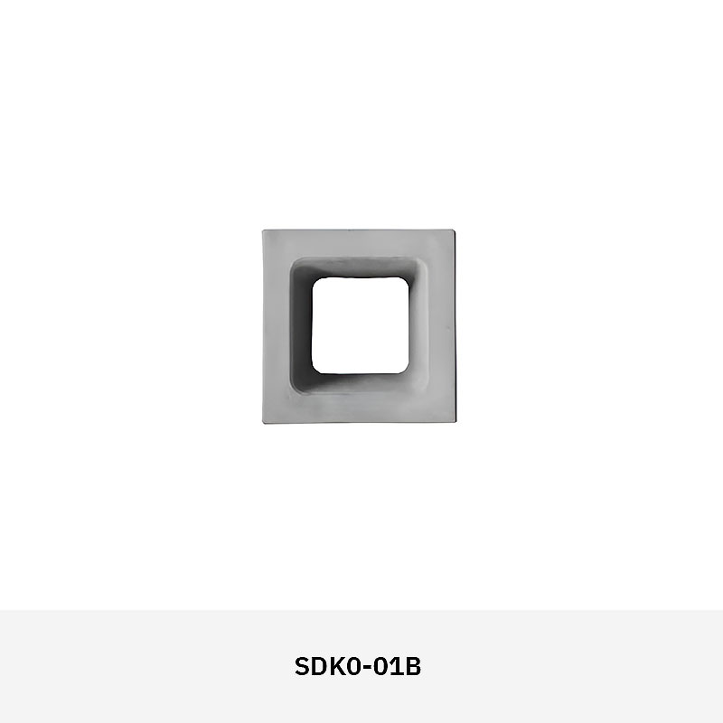 Structura SDK02 Concrete Breeze Block – mid-century geometric design, durable concrete, indoor & outdoor applications