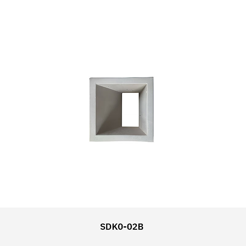 Structura SDK02 Concrete Breeze Block – mid-century geometric design, durable concrete, indoor & outdoor applications
