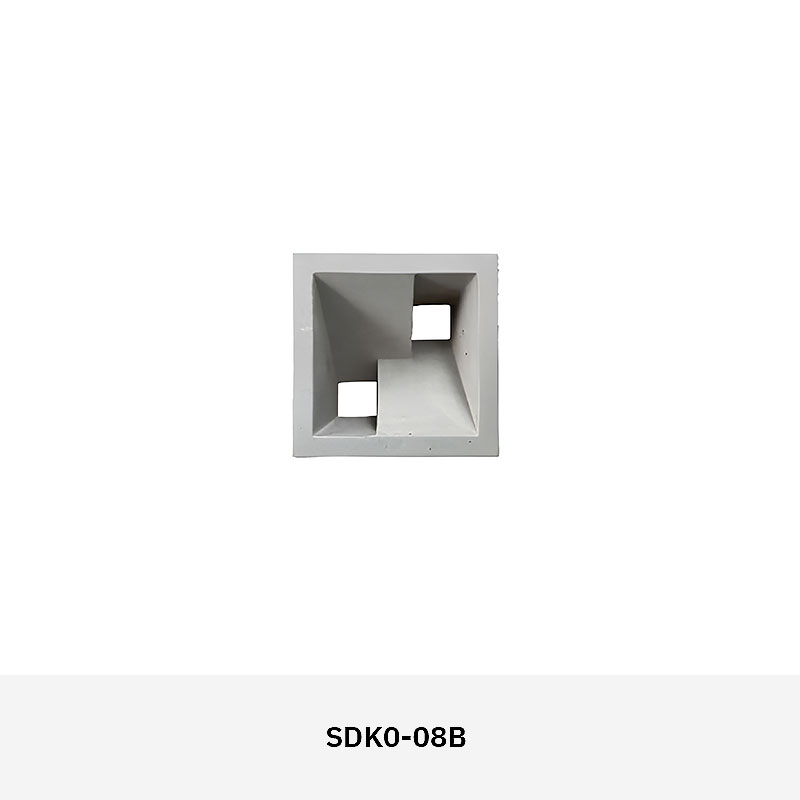 Structura SDK02 Concrete Breeze Block – mid-century geometric design, durable concrete, indoor & outdoor applications