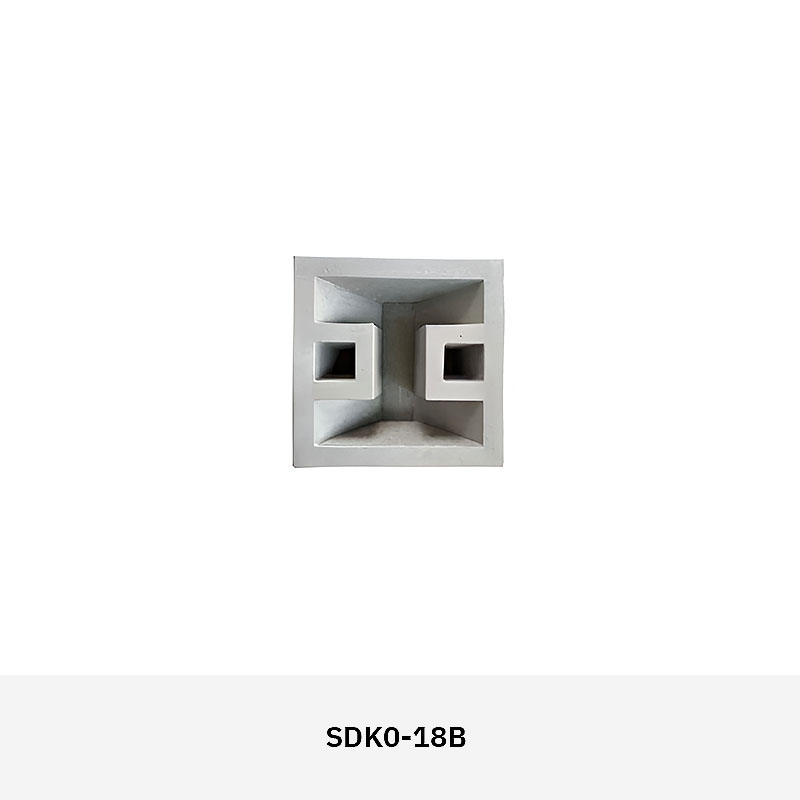 Structura SDK02 Concrete Breeze Block – mid-century geometric design, durable concrete, indoor & outdoor applications