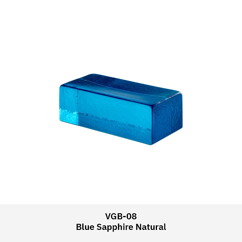 Venetian glass brick in polished, natural, or frosted finish for decorative interior walls and partition